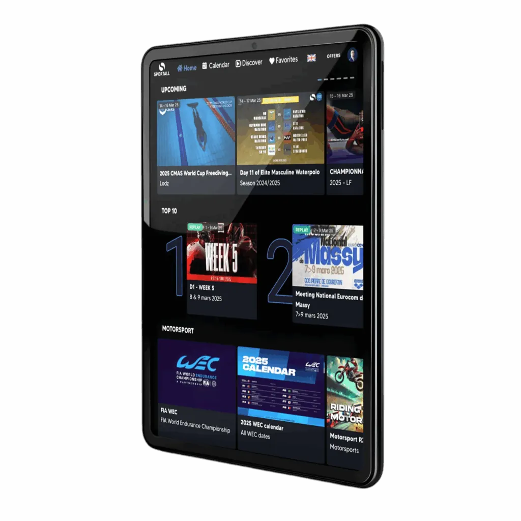 Sportall Optimizes Its Streaming Experience with Bitmovin and Quanteec supporting image